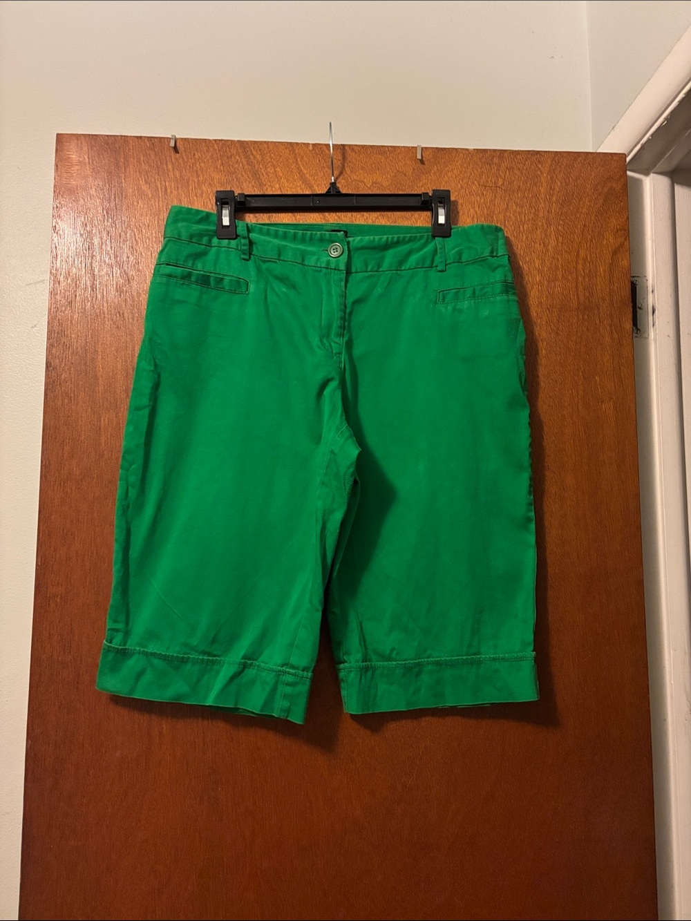 Courtenay Bright Green Bermuda Shorts